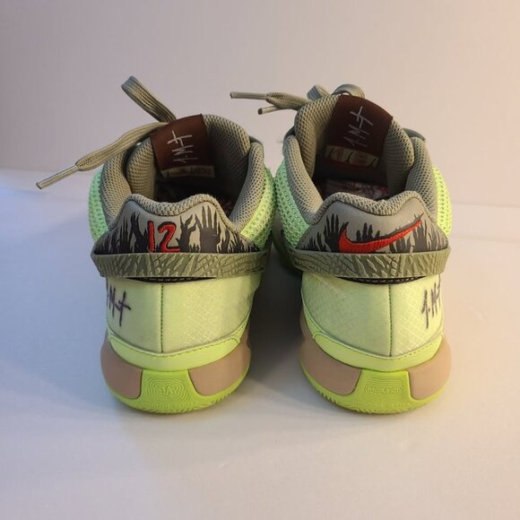 Nike Ja 1 Zombie Halloween Lime Blast Oil Green Black FD6565-300 Men's Size 6.5 - Picture 4 of 10